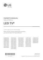 LG 65UM7300AUE TV Operating Manual